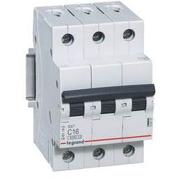 Wyłącznik nadprądowy RX 3P - C16A Legrand