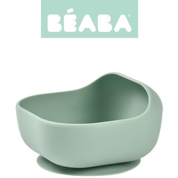 Silikonowa miseczka z przyssawką Sage green Beaba 913547