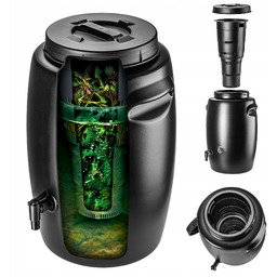 Kompostownik Ogrodowy 55L Całoroczny Domowy Nawóz Pojemnik