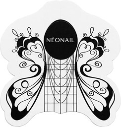 NÉONAIL Szablon do przedłużania paznokci MOTYL 100 szt.