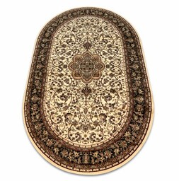 Dywan ROYAL ADR owal wzór 521 karmelowy 200x290