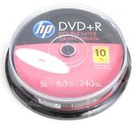 HP DVD+R 8.5GB x8 WHITE FF InkJet Printable