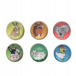 Piłki Kauczukowe "farma"- 50 szt.