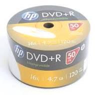 HP DVD+R 4.7GB x16 WHITE FF InkJet Printable