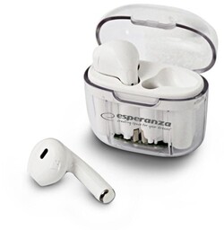 ESPERANZA SŁUCHAWKI DOUSZNE BLUETOOTH TWS ANTHE WHITERDERA EH237W