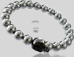 Kryształy Bransoletka Czaszka Night Skull Certyfikat