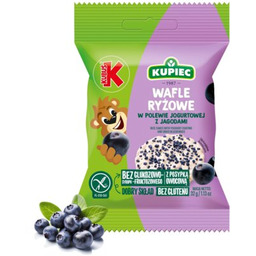 KUPIEC & KUBUŚ Wafle ryżowe w polewie jogurtowej