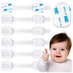 RICOKIDS Zabezpieczenie szafek RK-981 (6 sztuk) Biały