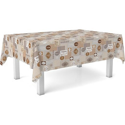 Martina Home Obrus ceratowy brązowy 140 okrągły