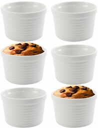 Miseczka kokilka do zapiekania żaroodporna porcelanowa biała 250
