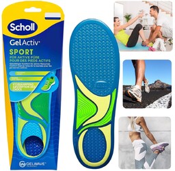 SCHOLL GelActiv Sport Żelowe wkładki do obuwia sportowego,