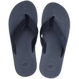 Modne japonki męskie z logo 4F 4FRMM00FFLIM139-30S Niebieski