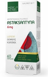 Medica Herbs Astaksantyna - Potężny antyoksydant - 60