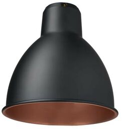 Lampe Gras - Klosz/Abażur Classic Round Ø140 Black/Copper