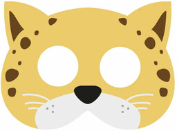 Maska filcowa Gepard - 1 szt.
