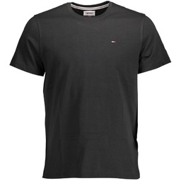 TOMMY HILFIGER KOSZULKA Z KRÓTKIM RĘKAWEM MĘSKA CZARNA