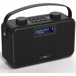 Radioodtwarzacz I-BOX AIRTIME Bluetooth DAB FM czarny