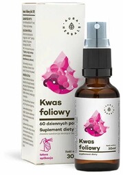 Aura Herbals Kwas Foliowy w aerozolu - Wsparcie