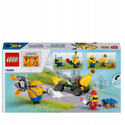 Lego Minionki 75580 Minionki i Bananowóz Pojzd Figurki