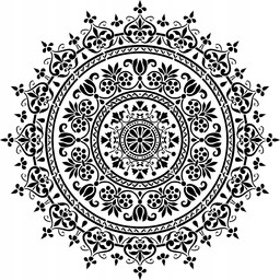 Szablon malarski Mandala Tynkarski do tynków 90 cm