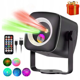 Projektor Laserowy Disco Dyskotekowy Kula Laser Lampa Rgb