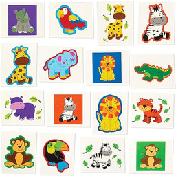 Baker Ross FX653 Tatuaże zmywalne z serii Jungle