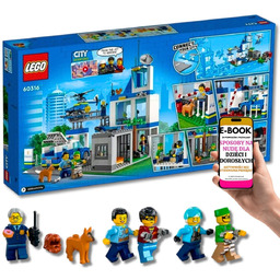 LEGO  City Posterunek Policji z helikopterem, radiowozem