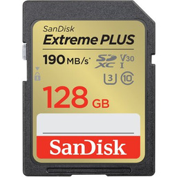 SANDISK Karta pamięci Extreme Plus SDXC 128GB