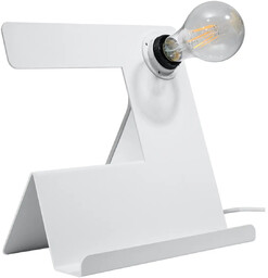Lampa biurkowa INCLINE biała SL.0668 - Sollux Sprawdź