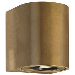 Nordlux - Canto 2 Lampa Ścienna Brass