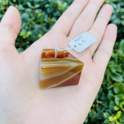 Pierścionek Agat Rudy Rozmiar 9