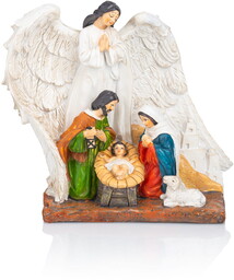 Szopka bożonarodzeniowa - Święta Rodzina - 18 cm