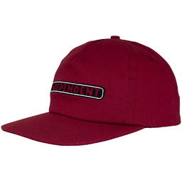 czapka męska INDEPENDENT BAR LOGO SNAPBACK UNSTRUCTURED HAT