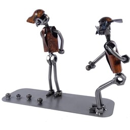 Metalowa figurka Kulki. Prezent lub trofeum