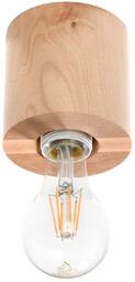 Plafon SALGADO naturalne drewno SL.0672 - Sollux Sprawdź