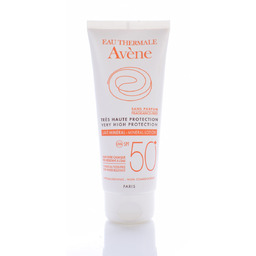 Avene, Sun, mleczko mineralne, SPF 50+, 100 ml