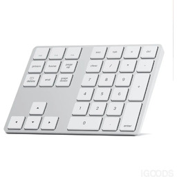 Satechi Aluminium Extended Keypad klawiatura numeryczna Bluetooth silver