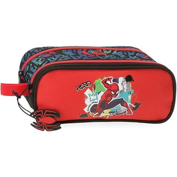 Joumma Marvel Spiderman Urban Podwójny piórnik Czerwony 23x9x7