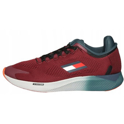 TOMMY JEANS SPORTOWE MĘSKIE BUTY BORDOWE SIATECZKA 41,5