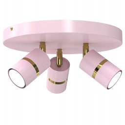 Dziecięca Lampa Plafon Regulowany Spot Led GU10 Złoty