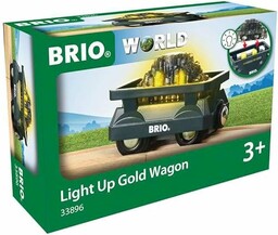 Brio 63389600 Wagon Ze Złotem (Świecący) (63389600) Bezpieczna