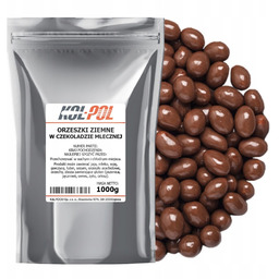 Orzeszki Ziemne w Czekoladzie Mlecznej 1kg Prażone orzechy