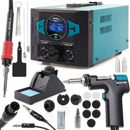 Stacja Lutownicza Rozlutownicza 2W1 Yihua 948D-III 290W Odsysacz