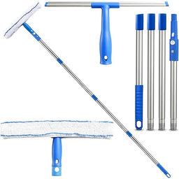 Skrobak do szyby, 1,6 m teleskopowy środek