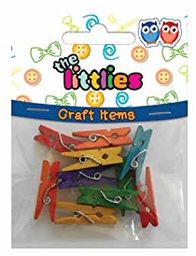 DIAKAKIS 000646076 drewniane klamerki do ubrań kolorowe 25