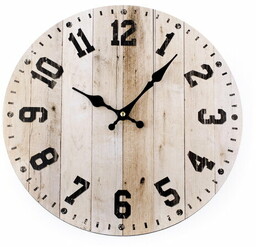 Zegar ścienny Woody, 34 cm