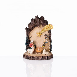 Szopka bożonarodzeniowa - Święta Rodzina - 12 cm