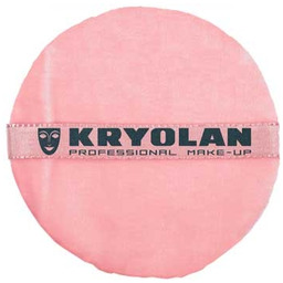 Kryolan, puszek do pudru, różowy