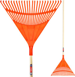 Grabie do liści Scotto 176x 60 cm, pomarańczowe