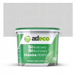 Farba elewacyjna Perfekt Silikatowo-Silikonowa RAL7047 Szary Mleczny 5l